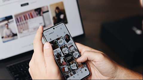 Creator filming a product review for user-generated content